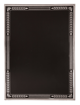OCRF2-57 - 5" x 7" Silver/Black Plate - Click Image to Close